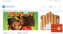 Desktop Screenshot of cigarettesstoreonline.com