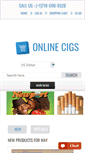 Mobile Screenshot of cigarettesstoreonline.com